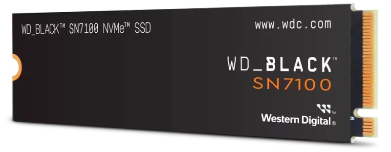 Представлен безбуферный SSD WD_Black SN7100 со скорость до 7250 Мбайт/с и внешний SSD WD_Black C50 для Xbox