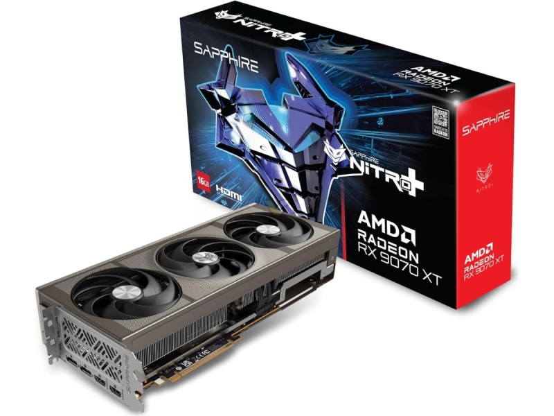 Sapphire представила Radeon RX 9070 XT и RX 9070 Nitro+ с потайным разъёмом 12V-2×6